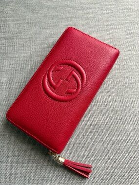 Gucci Soho Red leather Wallet